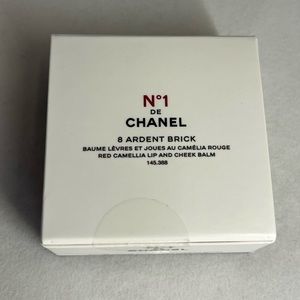 Chanel N°1 DE CHANEL LIP AND CHEEK BALM 8 Ardent Brick New in Sealed Box 0.23 oz